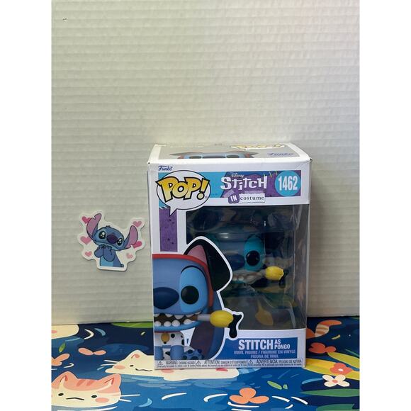 Funko Pop! Lilo & Stitch Stitch as Pongo #1462 - Picture 1 of 12